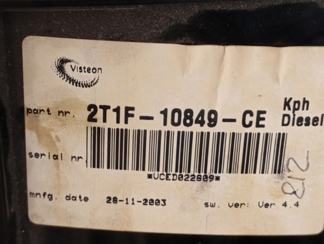 FORD 2T1F10849CE Панель приборов в наличии Харьков