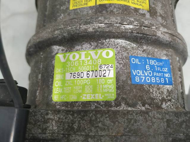 VOLVO 30613408 Компрессор кондиционера в наличии Полтава