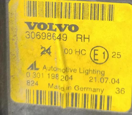 30698649 VOLVO Фара правая купить в Ужгород