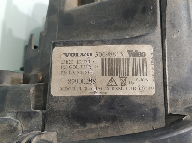 30698813 VOLVO Фара левая купить в Украина