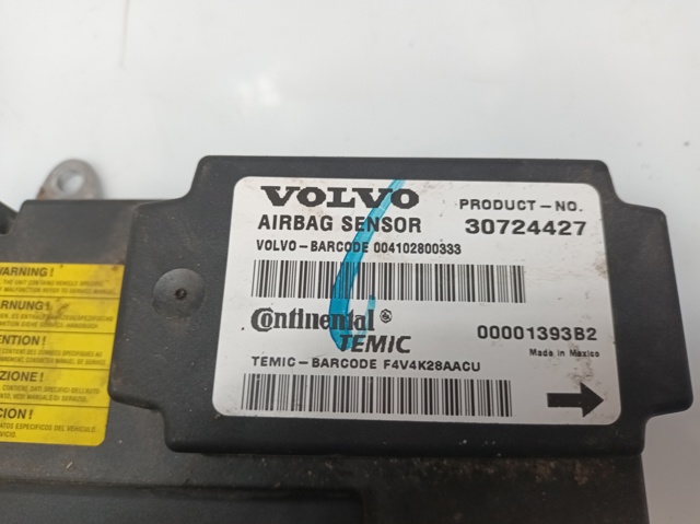 30724427 VOLVO Модуль-процессор управления подушкой безопасности (ЭБУ AIRBAG) купить в Чернигов