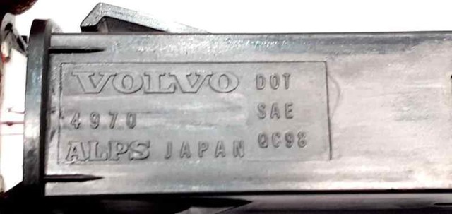 Botão de ativação do sinal de emergência Volvo XC90