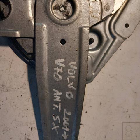 Mecanismo de acionamento de vidro da porta dianteira esquerda 30784578 VOLVO