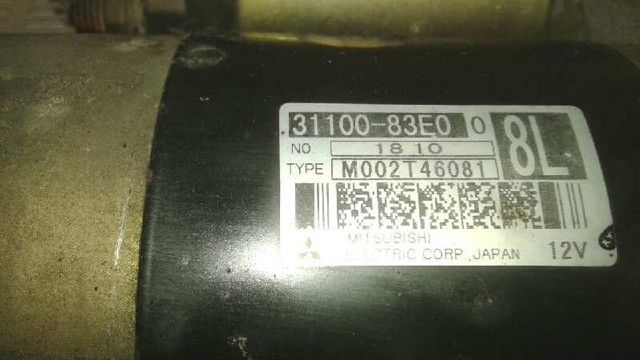 SUZUKI 3110083E0 Стартер в наличии Днепр