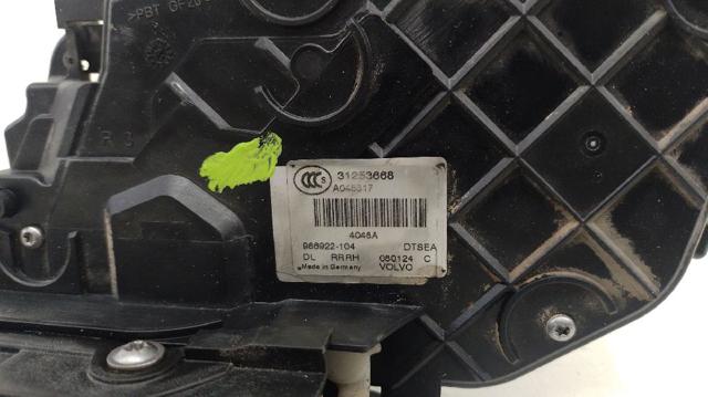 31253668 VOLVO Замок двери задней правой купить в Харьков