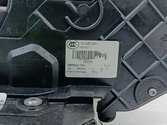 VOLVO 31253668 Замок двери задней правой в наличии Одесса