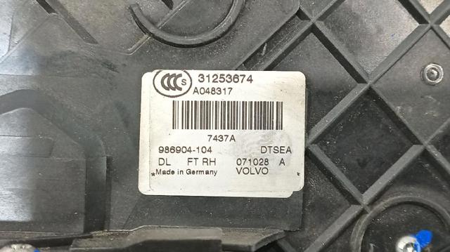 VOLVO 31253674 Замок передней правой двери в наличии Харьков