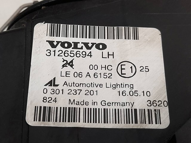 VOLVO 31265694 Фара левая в наличии Павлоград