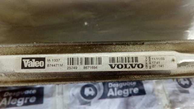 VOLVO 31274554 Радиатор интеркуллера в наличии Одесса