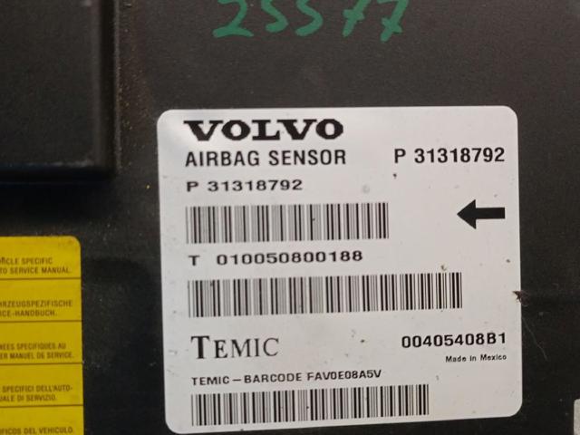 VOLVO 31318792 Модуль-процессор управления подушкой безопасности (ЭБУ AIRBAG) в наличии Днепр