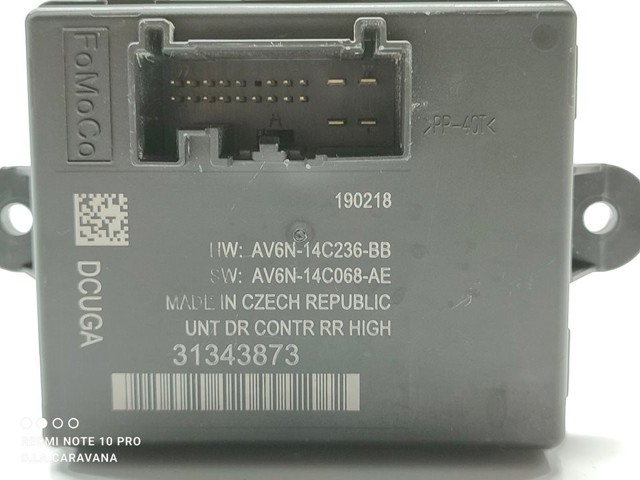 VOLVO 31343873 Блок комфорта задней двери в наличии Житомир