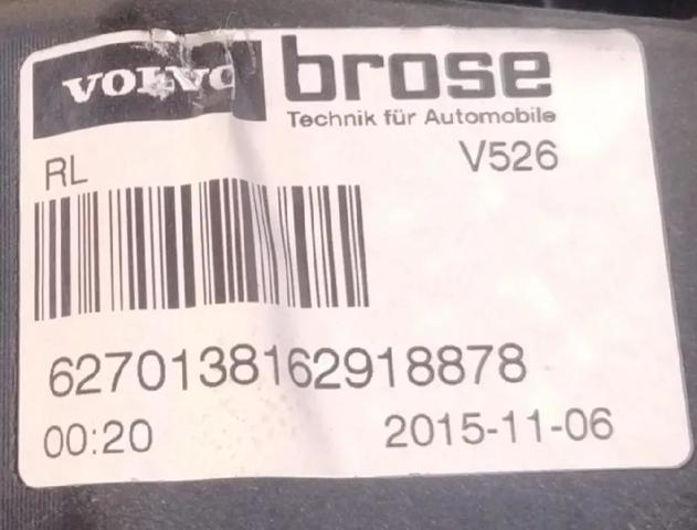 31349760 VOLVO Механизм стеклоподъемника двери задней левой купить в Черновцы