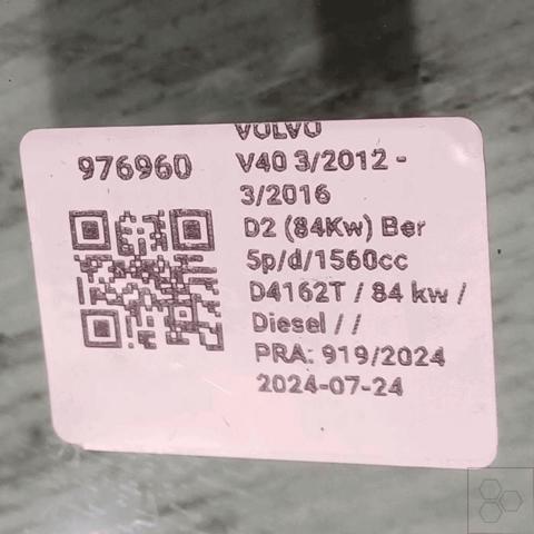 VOLVO 31386762 Стекло двери передней левой в наличии Павлоград