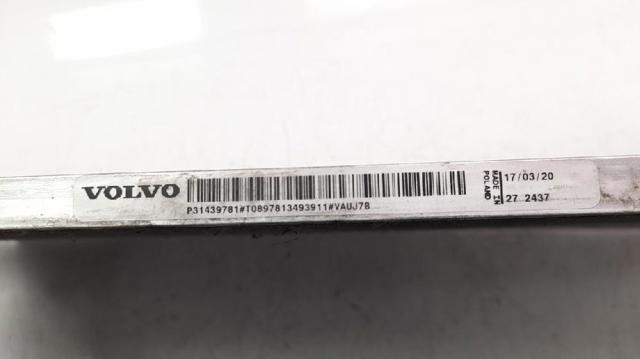 31439781 VOLVO Радиатор кондиционера купить в Сумы
