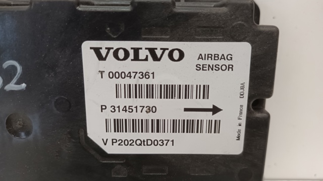 31451730 VOLVO Модуль-процессор управления подушкой безопасности (ЭБУ AIRBAG) купить в Павлоград