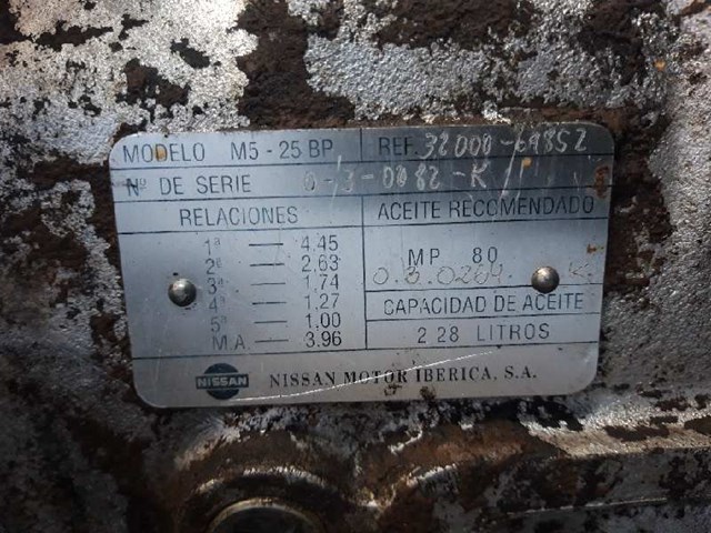 Caixa de Mudança montada (caixa mecânica de velocidades) Nissan Patrol W260