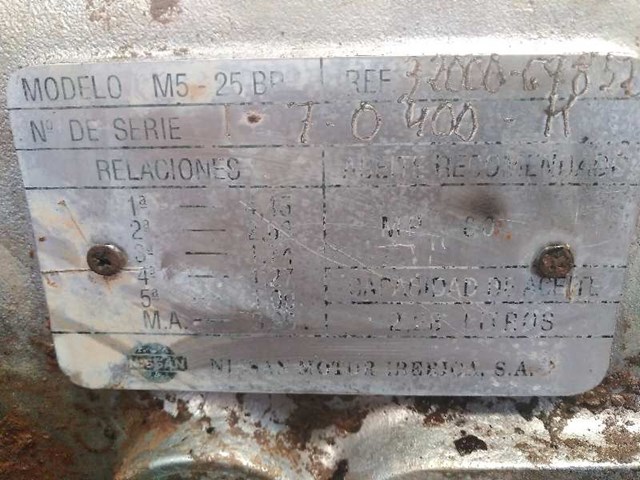 Caixa de Mudança montada (caixa mecânica de velocidades) Nissan Patrol W260