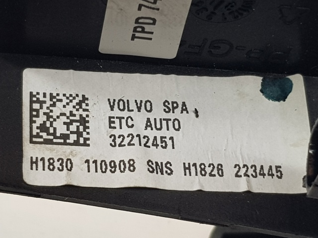 Pedal de gás (de acelerador) Volvo XC90 2 256