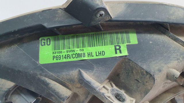 HONDA 33100SWWG0 Фара правая в наличии Ровно