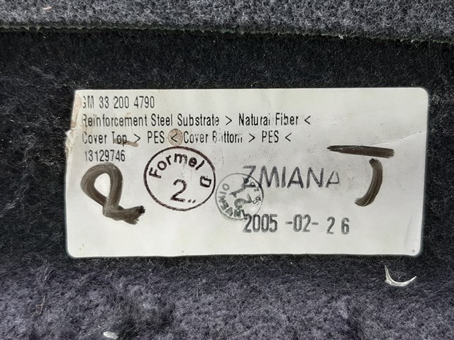OPEL 332004790 Полка салона задняя в наличии Ровно