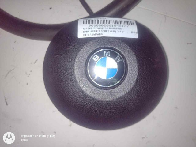 Airbag dianteiro esquerdo para BMW 3 compact 316 ti N42B18 33675789101Q