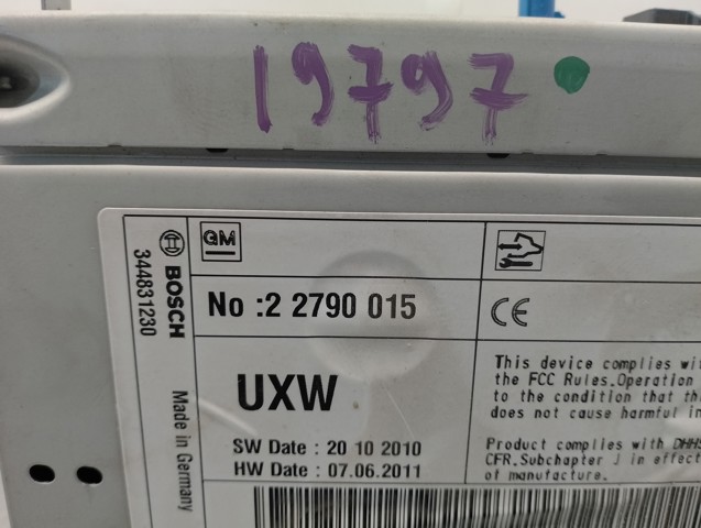 OPEL 344831230 Магнитола (радио AM/FM) в наличии Ирпень