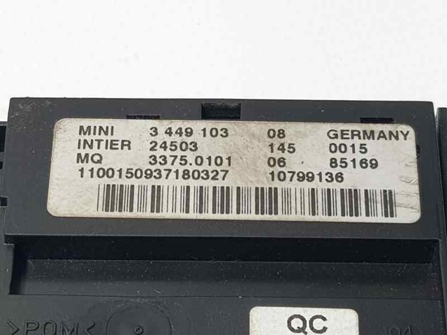 BMW 3449103 Кнопка запуска двигателя в наличии Ирпень