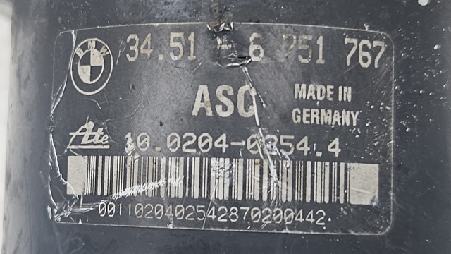 Unidade hidráulico de controlo ABS BMW 3 E46