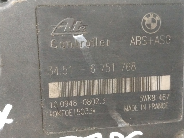 Unidade hidráulico de controlo ABS BMW 3 E46