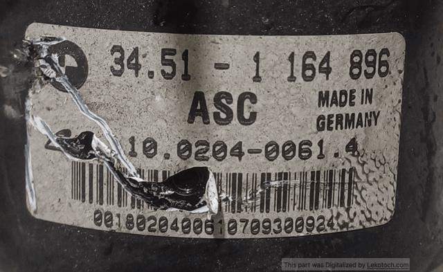BMW 34516756287 Блок управления АБС (ABS) гидравлический в наличии Запорожье