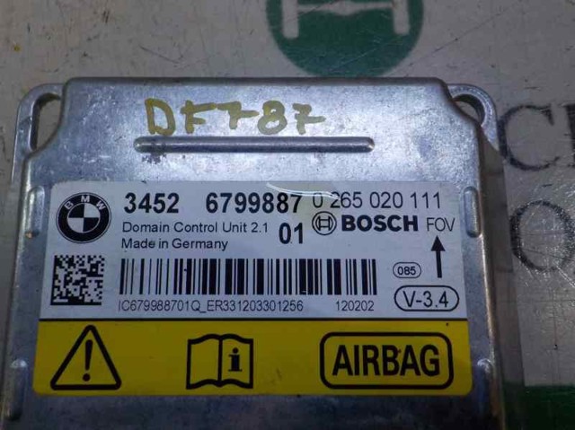 34526857314 BMW Модуль-процессор управления подушкой безопасности (ЭБУ AIRBAG) купить в Винница