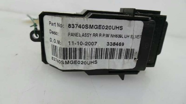 35770SMGE02 HONDA Кнопка подъемника заднего стекла купить в Одесса