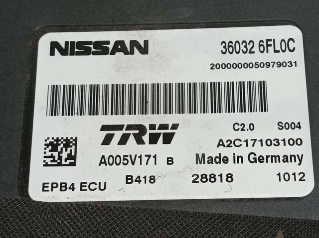 360326FL0C Блок управления (модуль) электромеханического стояночного тормоза купить Днепр