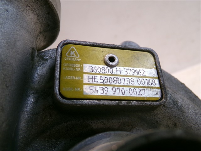 RENAULT 360800H379162 Геометрия турбины в наличии Сумы