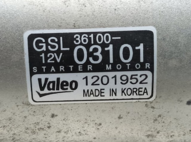 HYUNDAI 3610003101 Стартер в наличии Тернополь