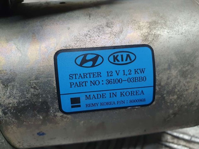 HYUNDAI 3610003BB0 Стартер в наличии Тернополь