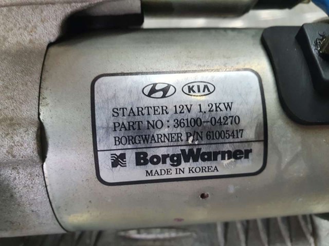 HYUNDAI 3610004270 Стартер в наличии Винница