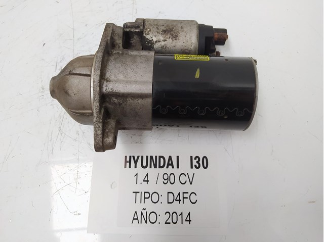 Motor de partida para Hyundai i30 1.6 CRDI D4FB 361002A300