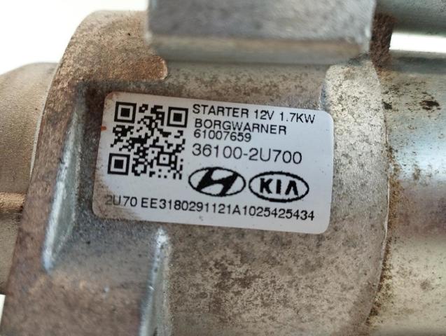 HYUNDAI 361002U700 Стартер в наличии Черкассы