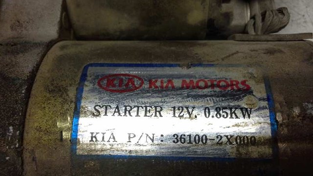 Motor arranque para kia pride 1.3 16v b3 361002X000