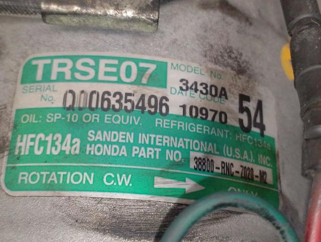 38800RNCZ020M2 HONDA Шкив компрессора кондиционера купить в Кривой Рог