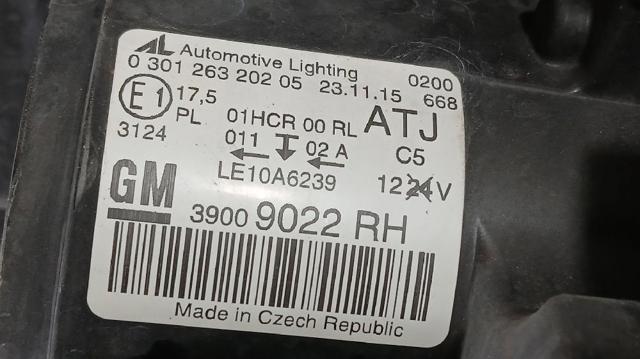 39009022 OPEL Правая фара купить в Тернополь