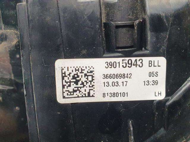 39015943 OPEL Фонарь задний левый внешний купить в Сумы