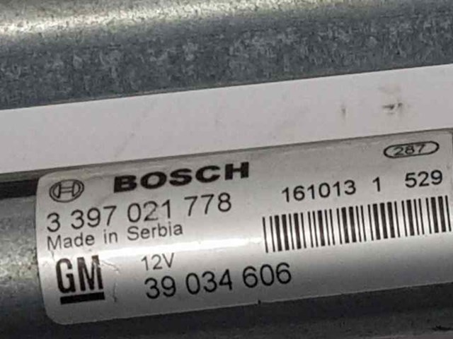 Trapézio de limpador pára-brisas Opel Astra