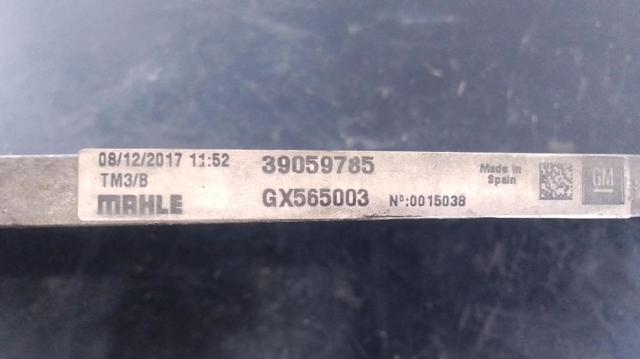 OPEL 39059785 Радиатор кондиционера в наличии Днепр
