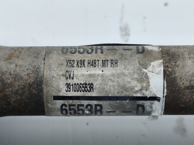 RENAULT 391006553R Полуось (привод) передняя правая в наличии Полтава