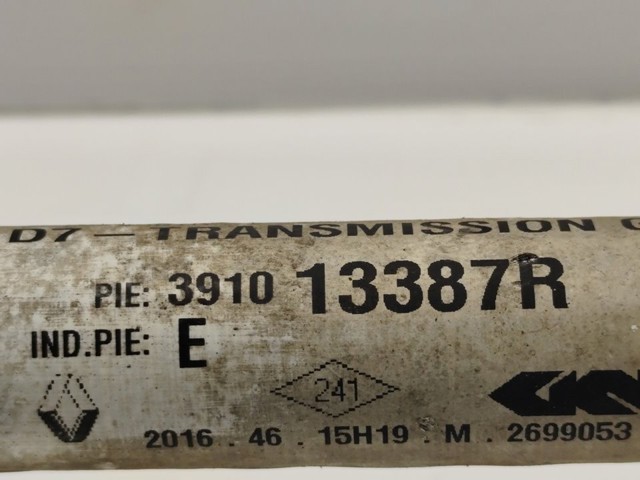 391013387R RENAULT Полуось (привод) передняя левая купить в Ровно