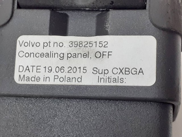 39825152 VOLVO Шторка багажного отсека купить в Кривой Рог