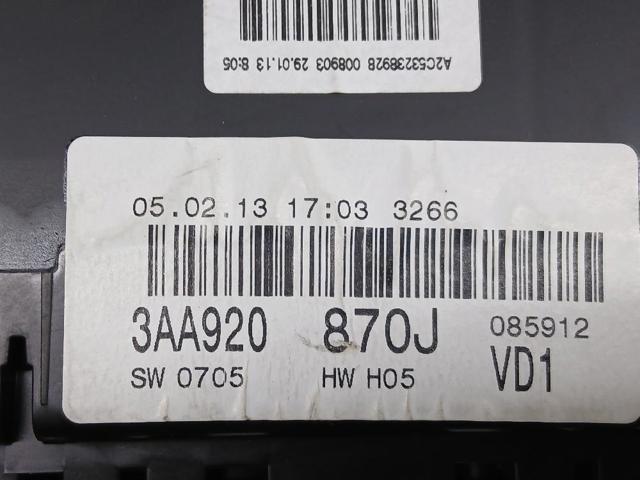VAG 3AA920870J Панель приборов в наличии Киев