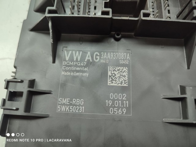 VAG 3AA937087A Блок комфорта в наличии Украина